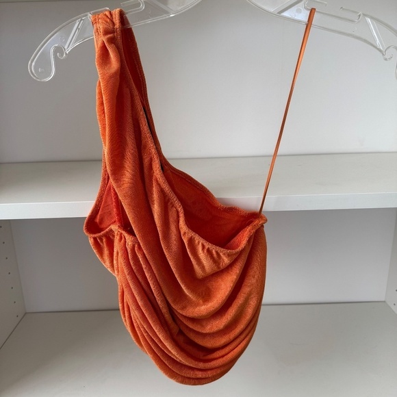 PRINCESS POLLY The Goddess Crop Top Orange - Picture 5 of 7